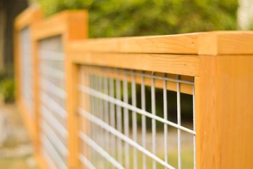 Utility panel style. Portland Oregon cedar fence installation 