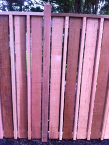 Portland Oregon cedar fence installation 