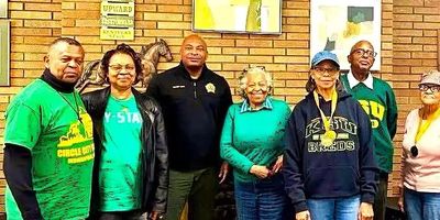 Several long term chapter members gathered for the upcoming holidays in 2025.