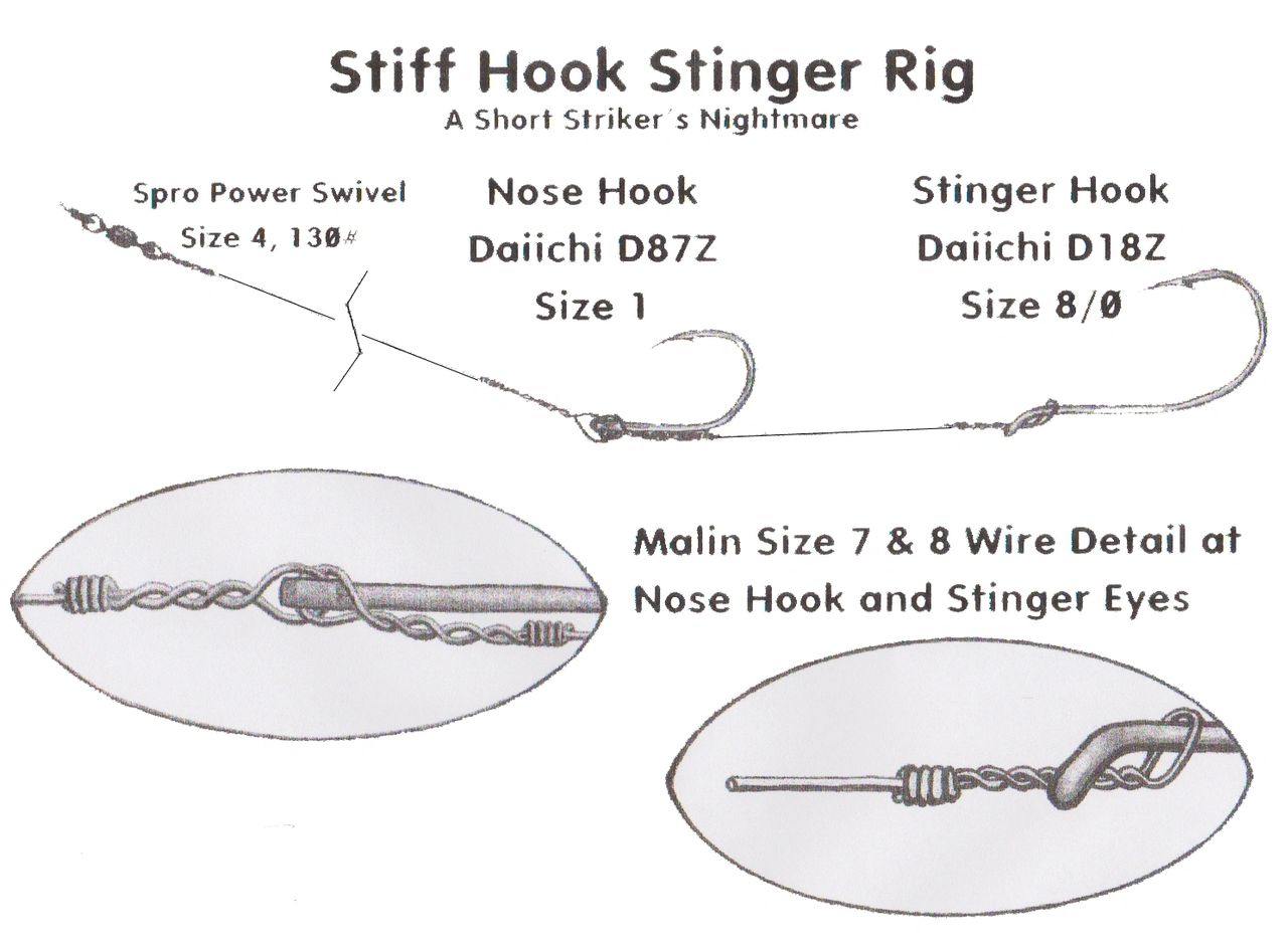 MP002 - Multipurpose, Stinger, Carp, Heavy Wire Hook - Allen Fly Fishing