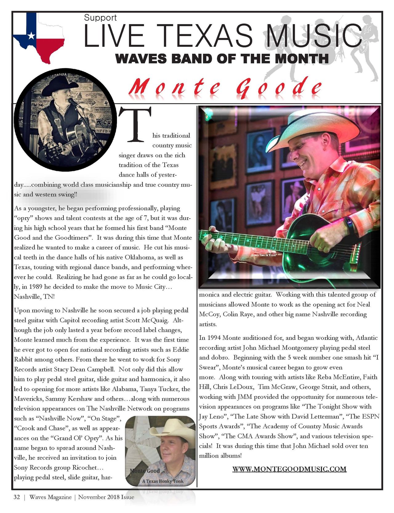 Waves Band Of The Month Monte Goode