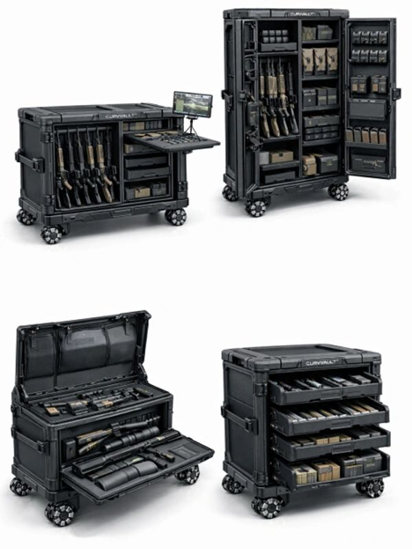 ImpactVault™ Secure Carts & Armory Storage
