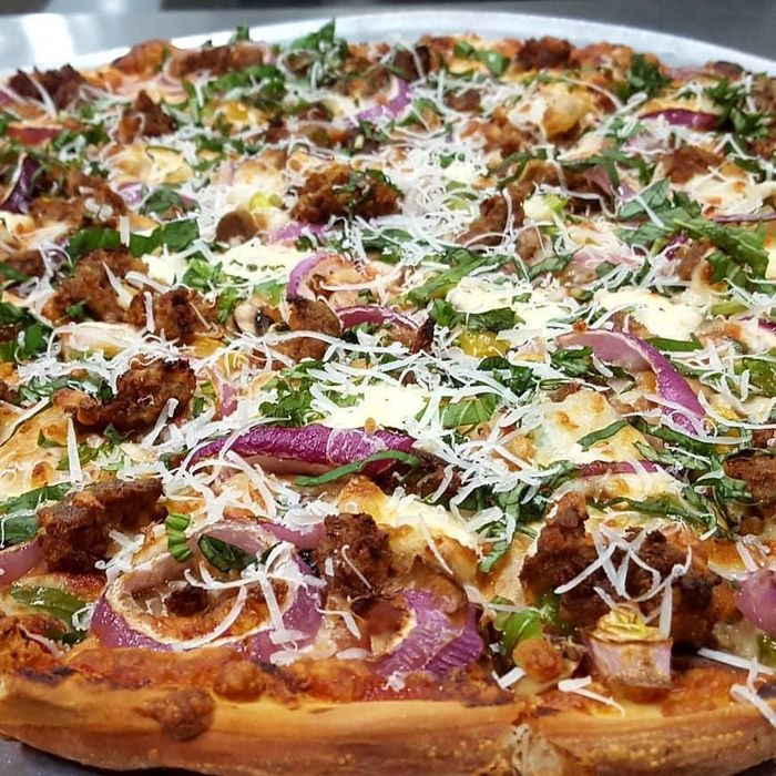 Fresh specialty pizza at Papa Brunee’s Pizza & Subs in Stanley, Idaho