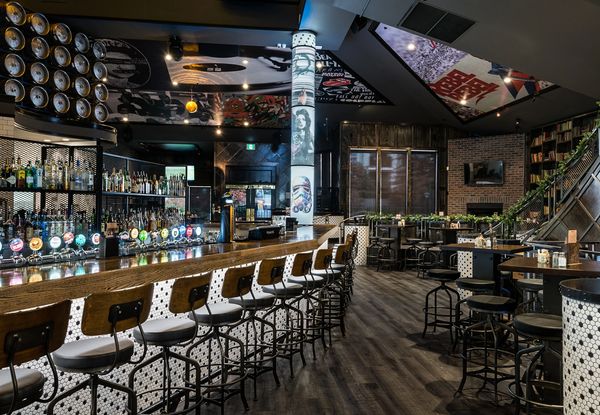 Oak & Thorne Pub in Langley, we coordinated design and construction on this edgy space.