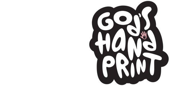 logo for God's Handprint, christian clothing company