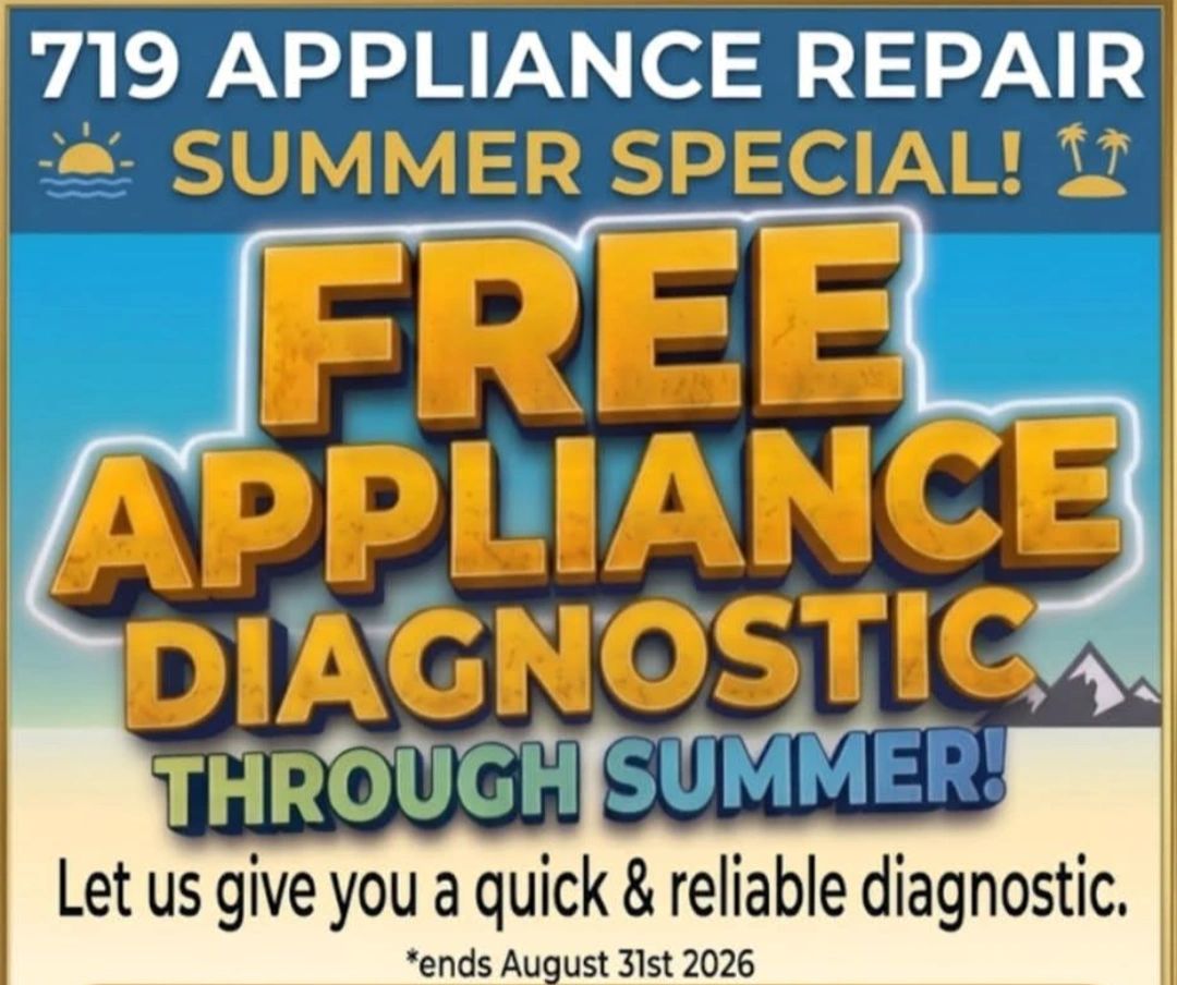 Appliance Repair Colorado Springs Summer Special FREE Diagnostics 