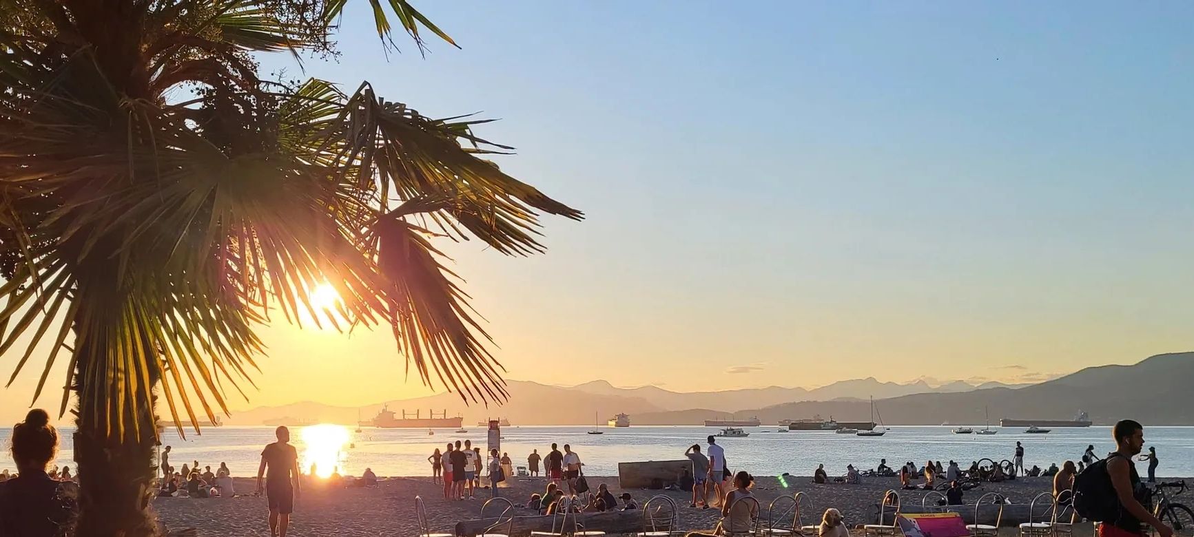 Kitsilano Beach Sunset