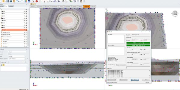 RS3, 3D finite element analysis program for modelling slopes, tunnel and support design.