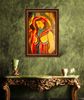 The Royal Lady" is a captivating portrayal of a beautiful woman, brought to life through vibrancy.