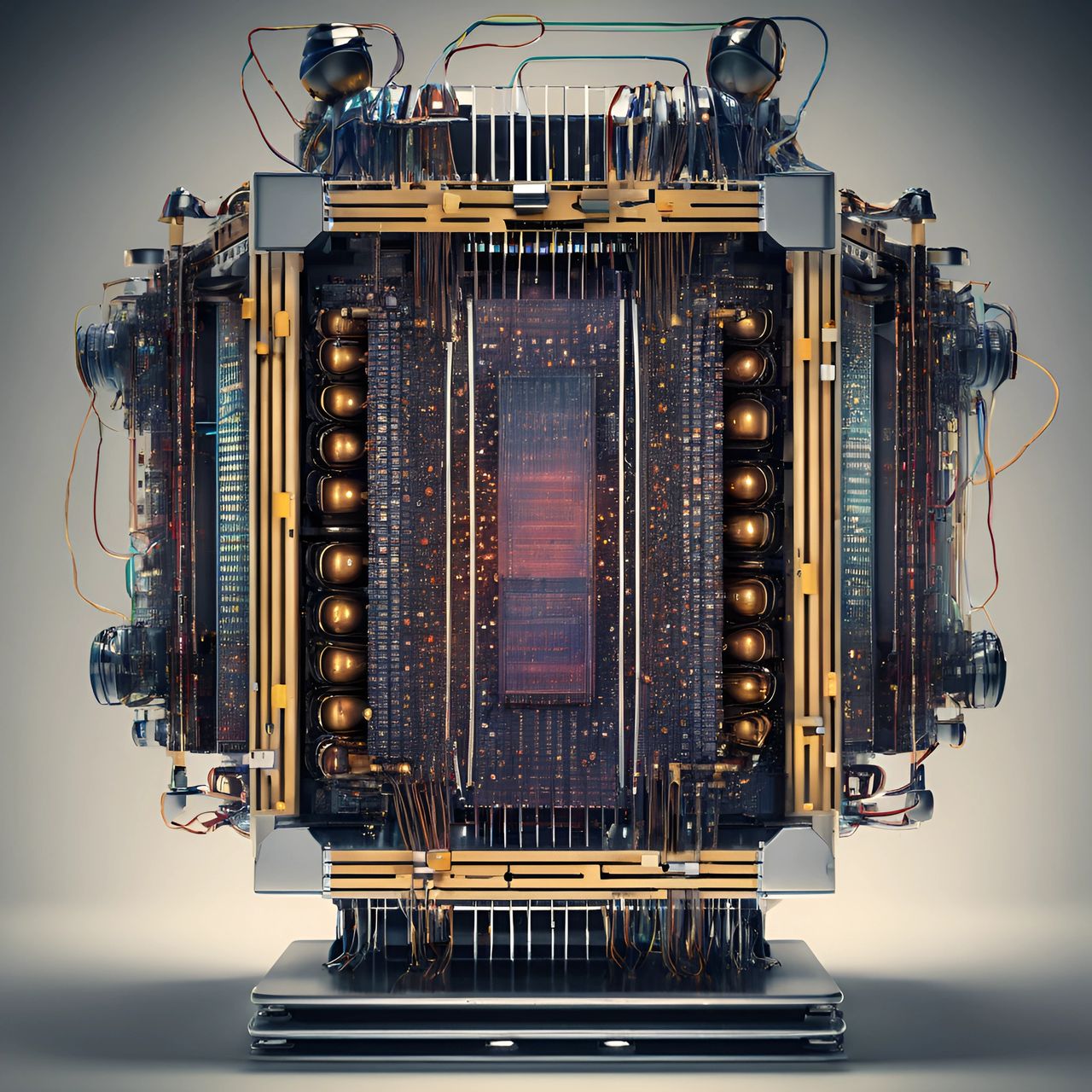 AI-generated image of quantum computer AI-generated image of quantum computer