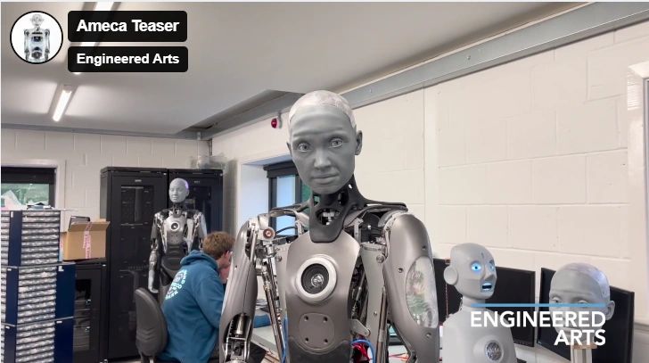 Ameca image credit: Engineered Arts Ameca image credit: Engineered Arts