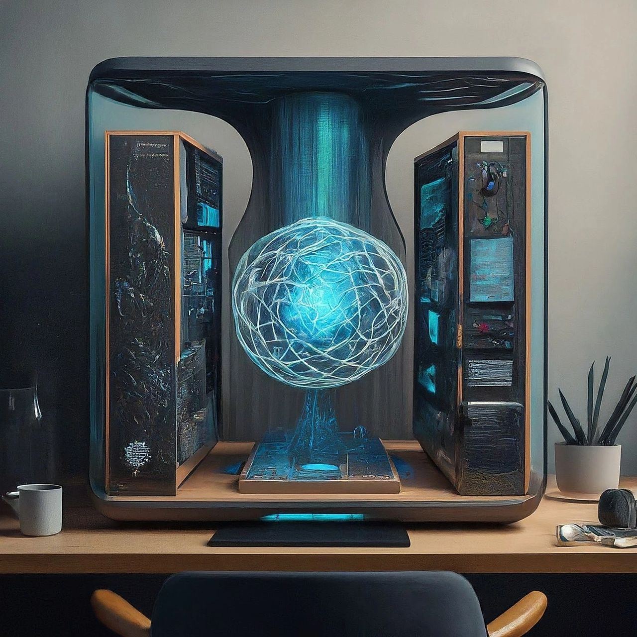 AI-generated image of Quantum Computer AI-generated image of Quantum Computer