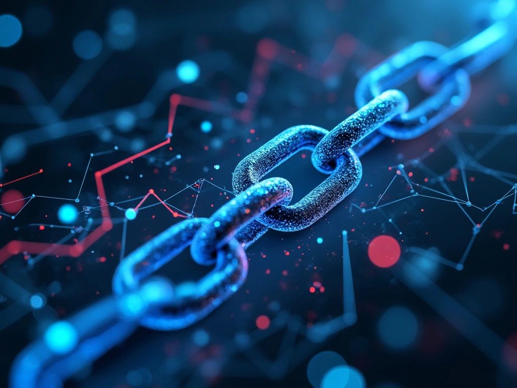 Image of digital chain Image of digital chain
