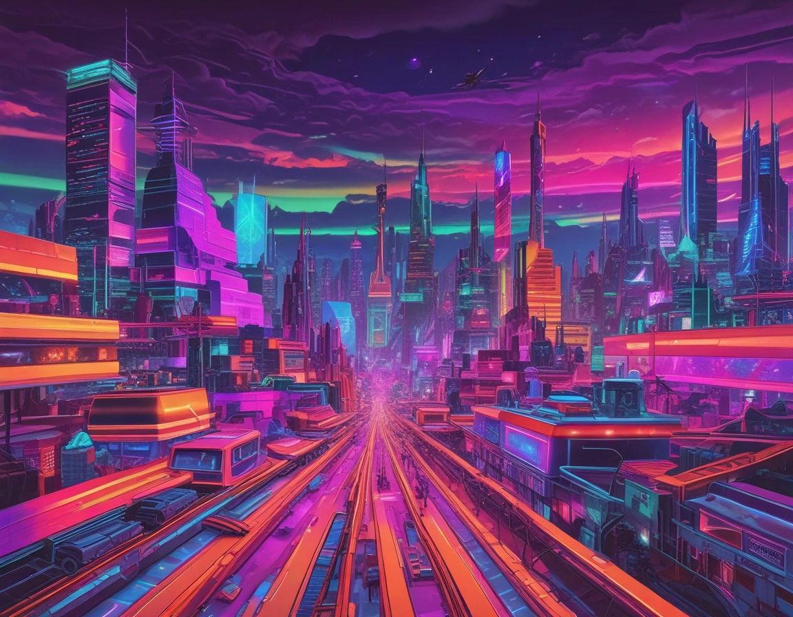AI-Generated cybercity AI-Generated cybercity