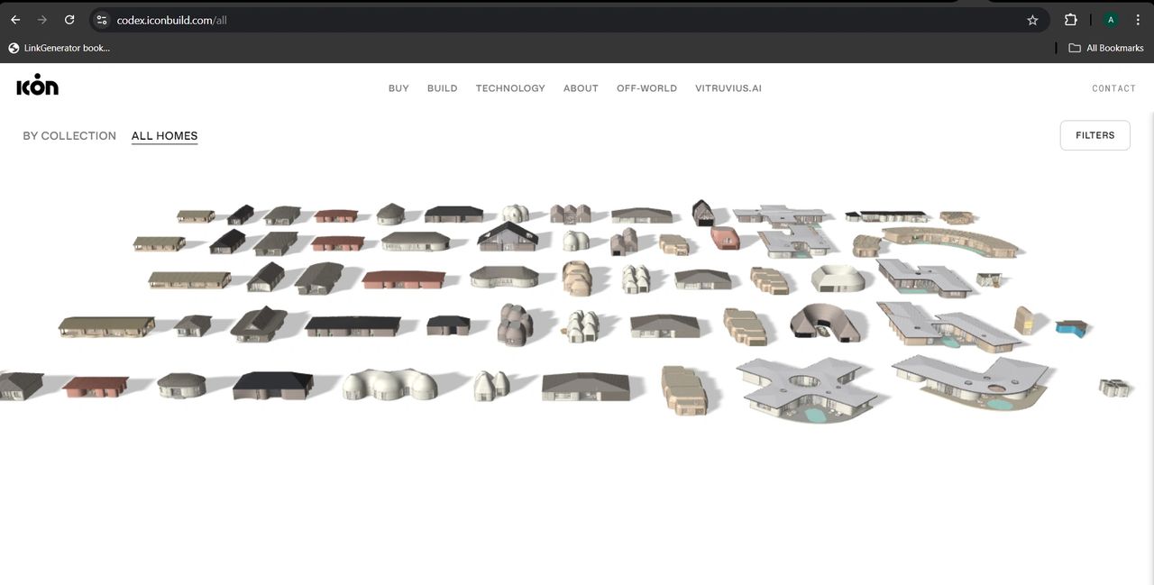 Catalog of 3-D printed homes from ICON Catalog of 3-D printed homes from ICON