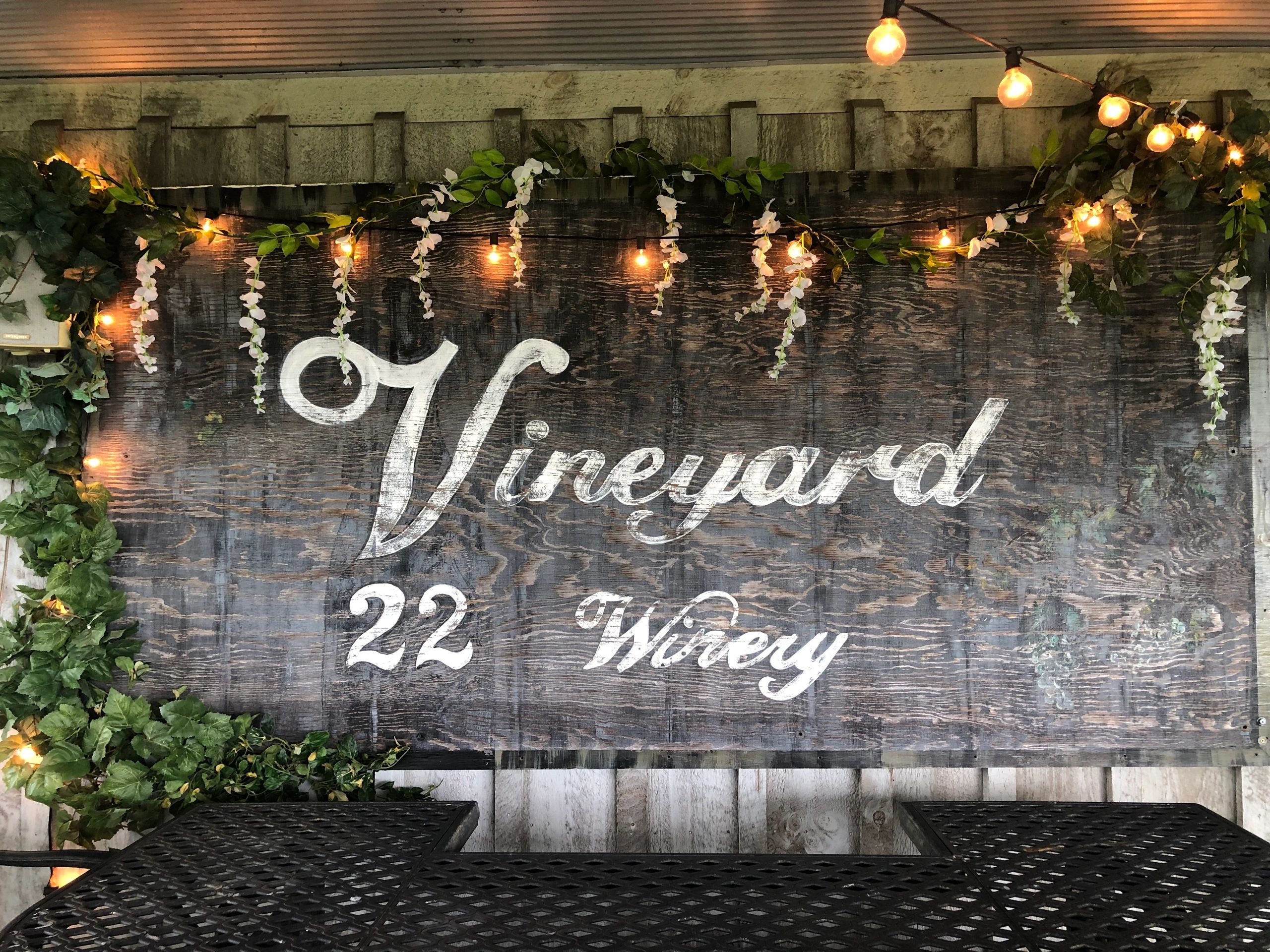 Vineyard 22 Winery venue