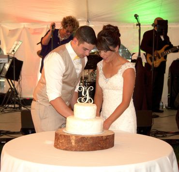 Professional Wedding Photography Clients. Local ,within USA.
Reception. Bride and Groom Cake Cutting
