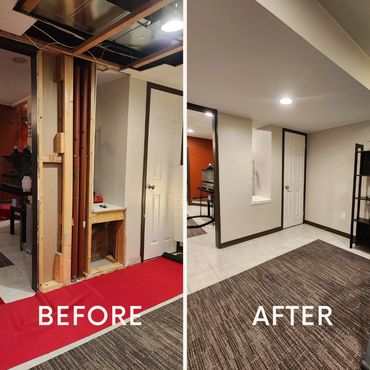 Drywall Repairs and Interior Painting.