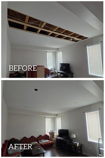 Drywall Ceiling Repair. #Barrhaven #Ottawa