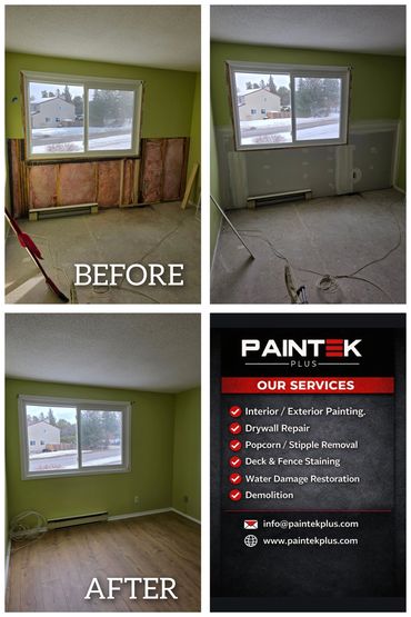 Wall Repair after water damage.