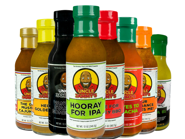 $12.50 (Per Unit) My Daddy Sauce Got D@mn And HustleMan Sweet Sauce –  HustleMan Bbq Daddy Sauce