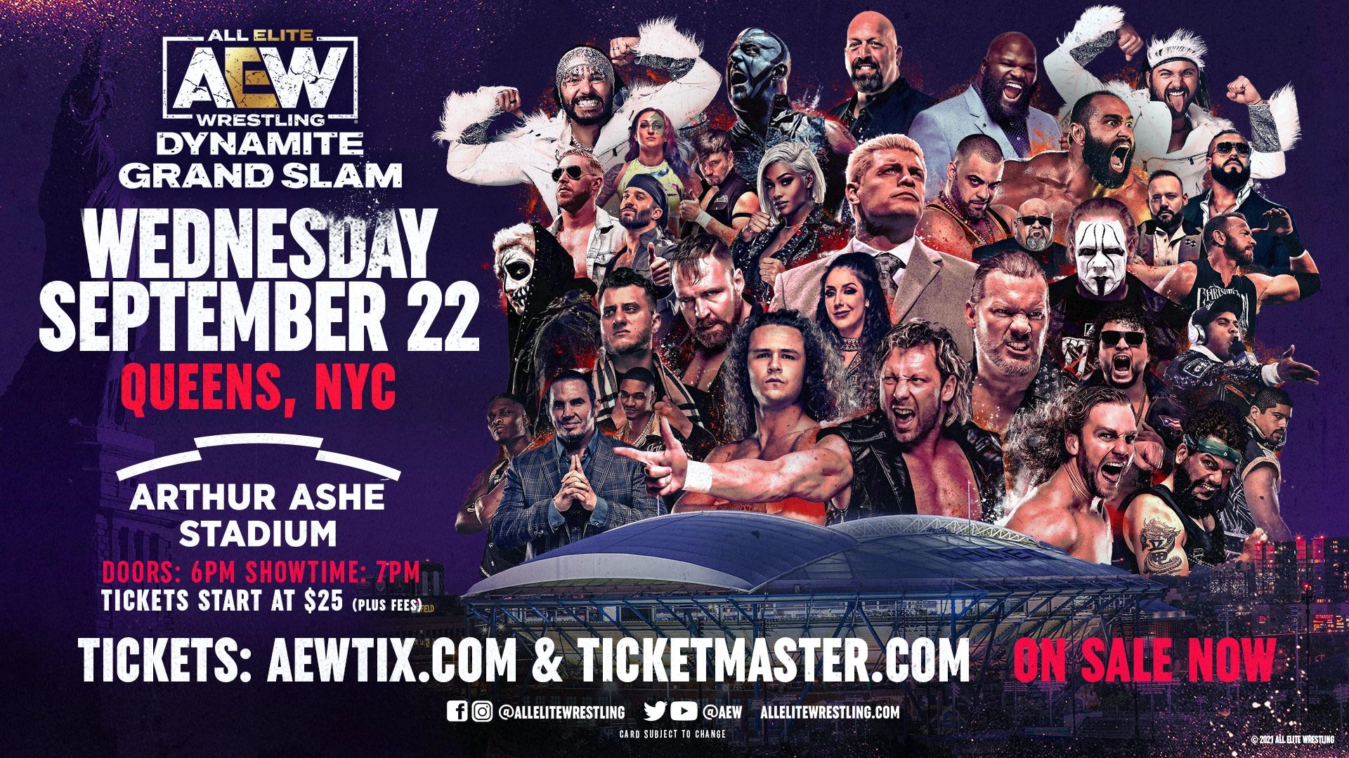 AEW Grand Slam Card Announced
