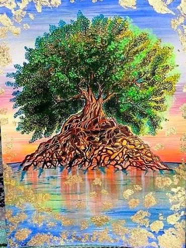 "Tree of Life"
Canvas/Acrylic 
11*14 (custom sizes available)
For Sale (contact for details)
