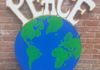"PEACE on Earth" is an original design by Houston Yard Art. It is 6' x 4'. 