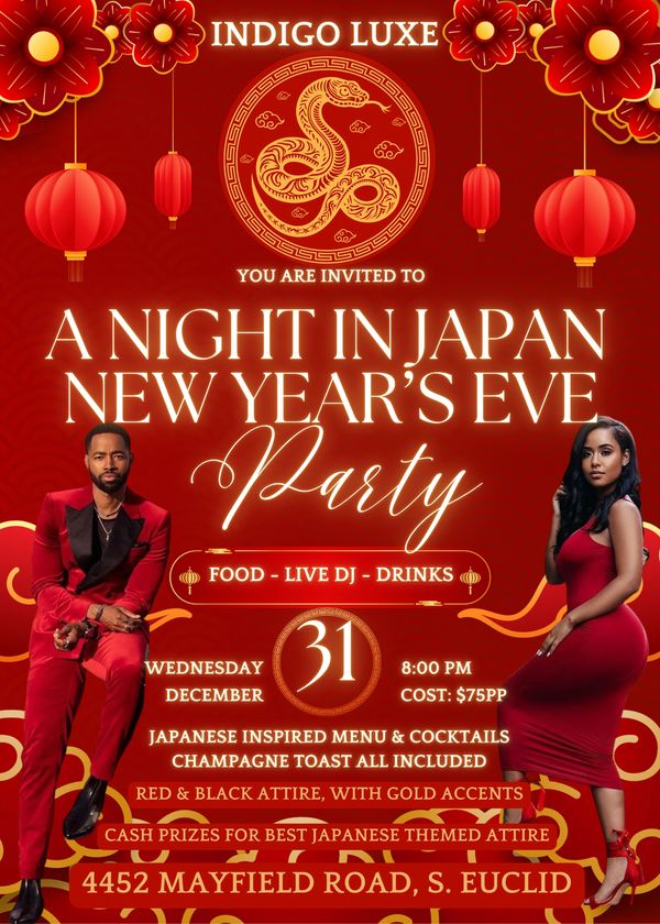 A Night In Japan, New Year’s Eve Party