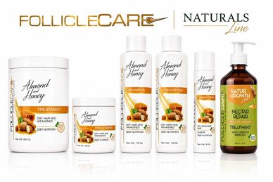 Honey and almond - delivers intense hydration and strength, acting as a natural humectant to seal in