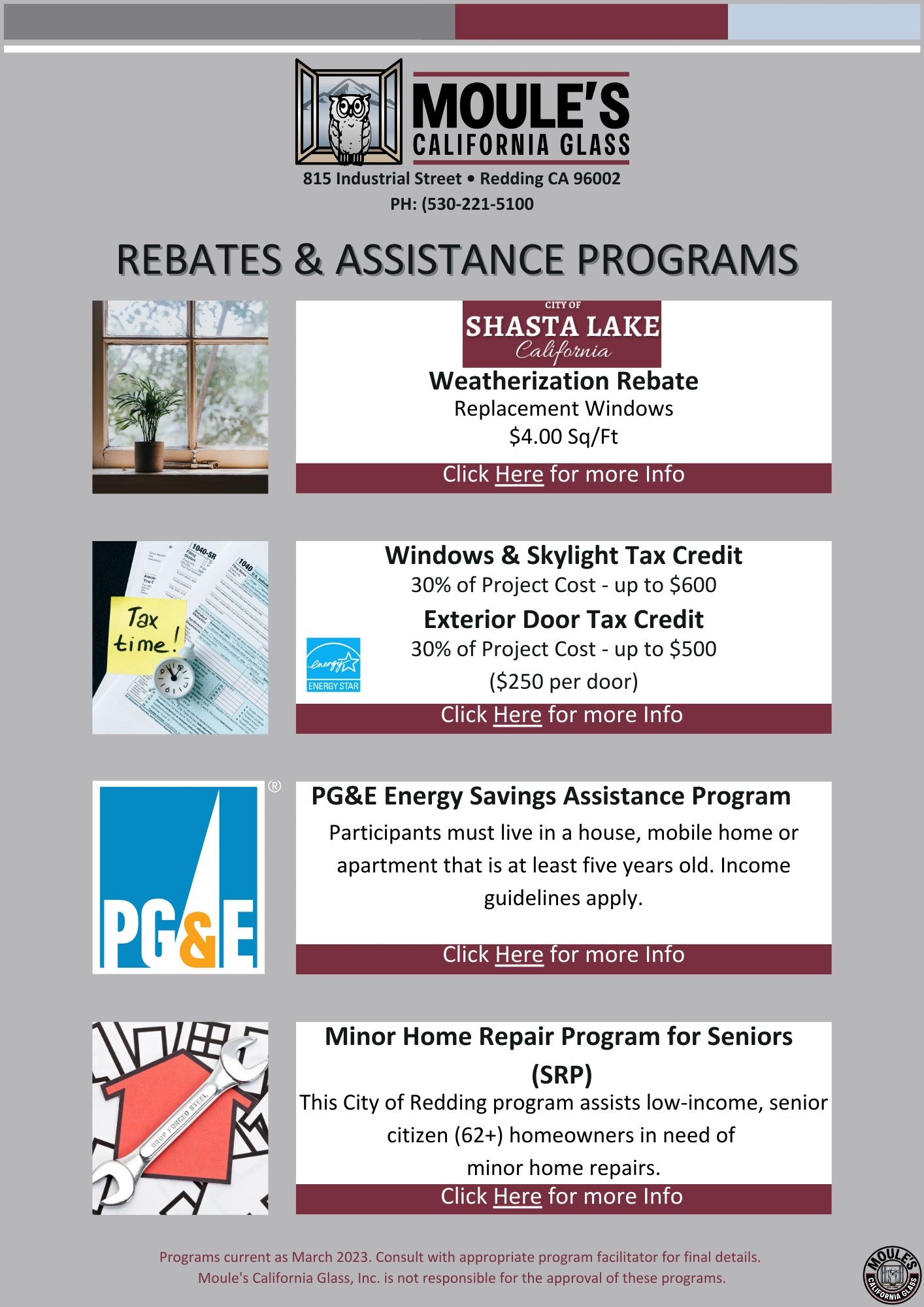 Rebate & Assistance Programs