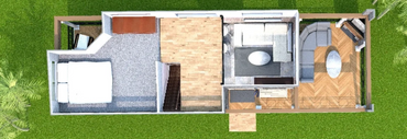 Tiny Villa Loft Plan