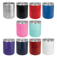 Insulated Beverage holders - engrave your logo, design or message.  Great for hanging on the keeping those beverages cold on the lake, laying out on the beach and hot days in the backyard.