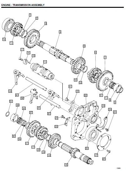 Transmission Rear Assembly Transmission Assembly