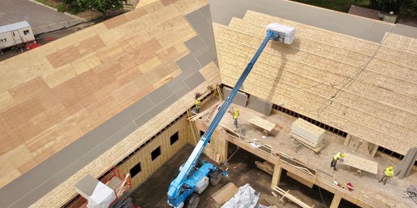 TB Roof External Roof Insulation Panels Installation--Senior Center MN