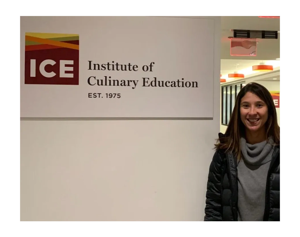Marina Lopes at the Institute of Culinary Education