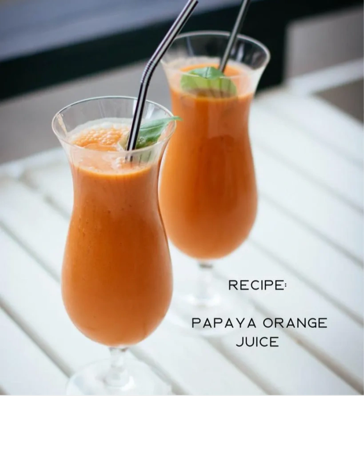 Papaya & Orange Juice