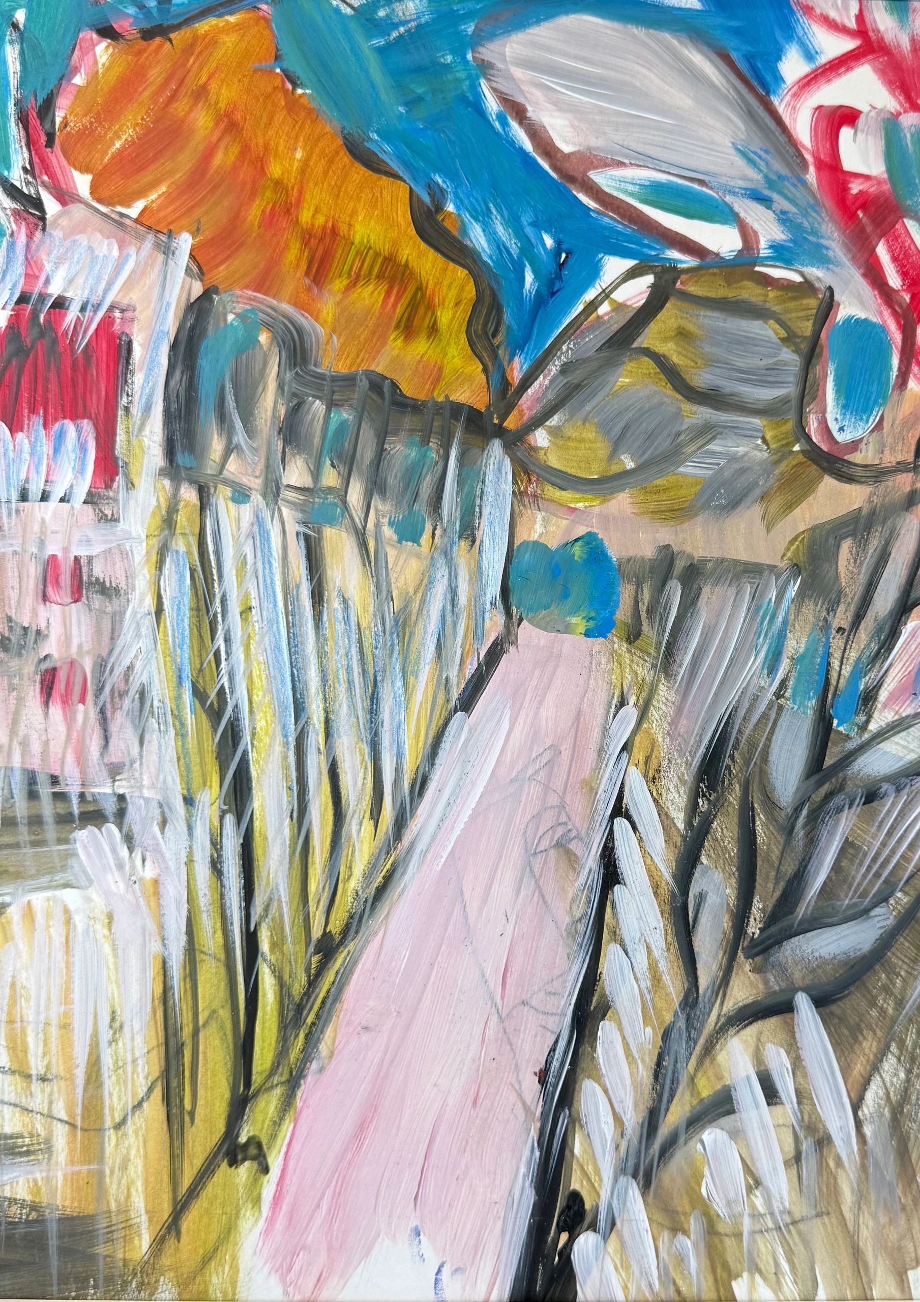 Petite Séjour au sud 
Oil on paper
8.5x11.5