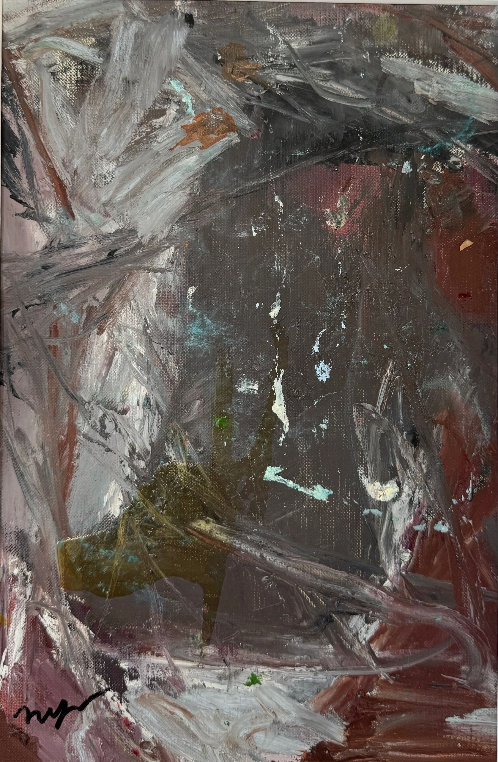 Kingdom Come
Oil on paper
7.5x11.5