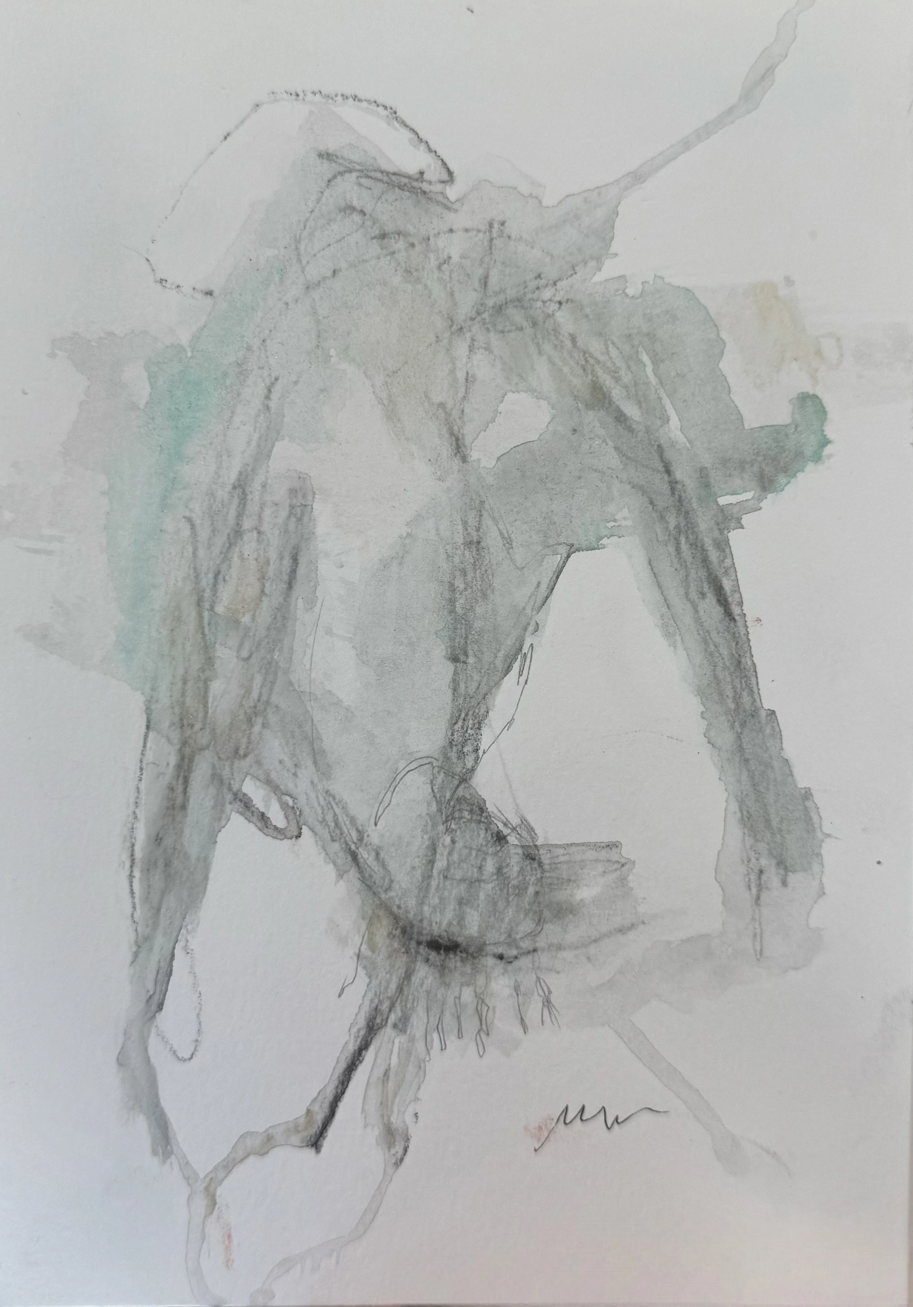 The Dance and the dancer series l
Watercolor on paper
5.5x8.5”
