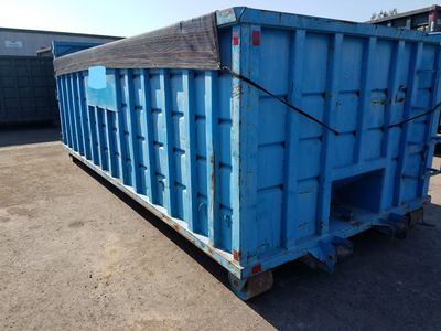 Dumpster rental for a construction site in CA with large containers