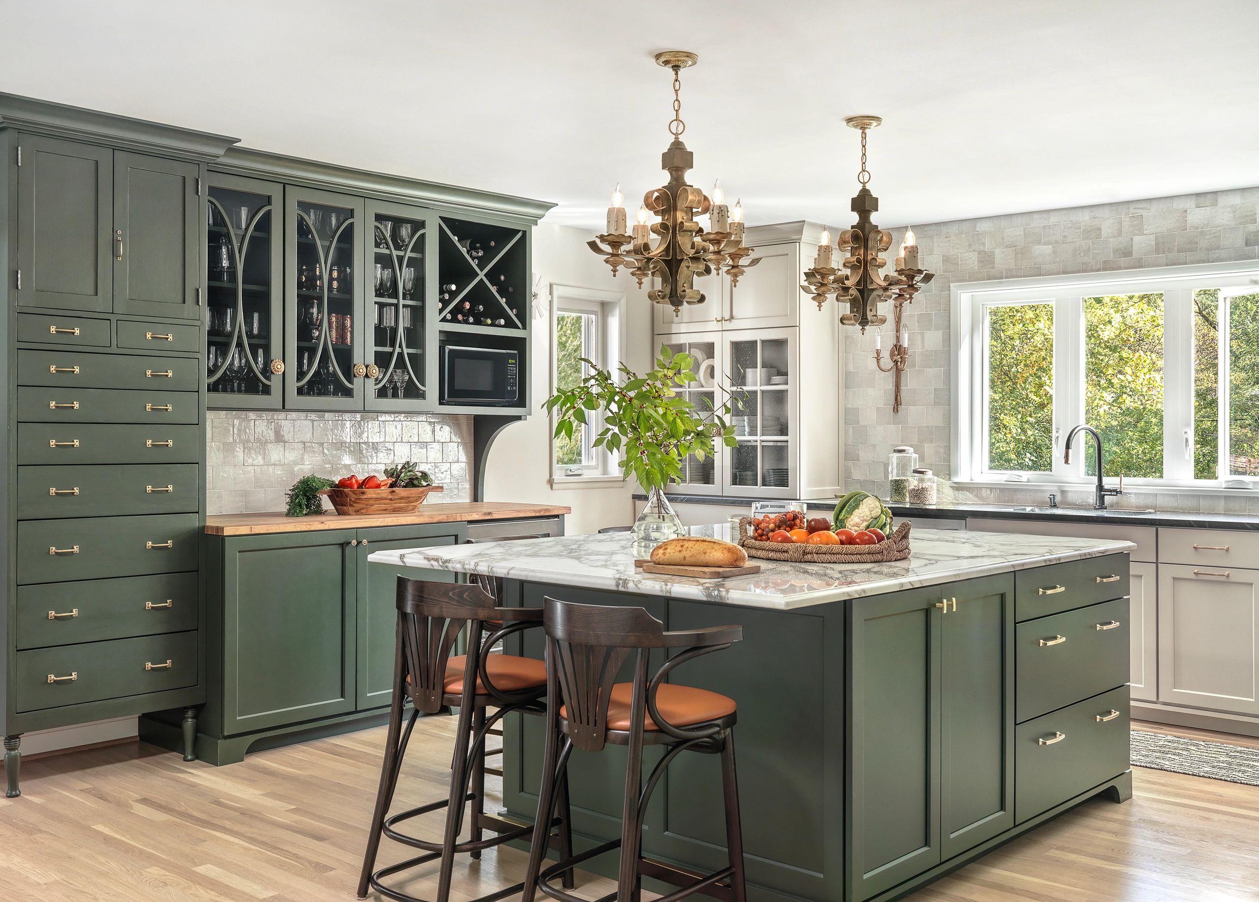 Kitchen with beautiful interior design