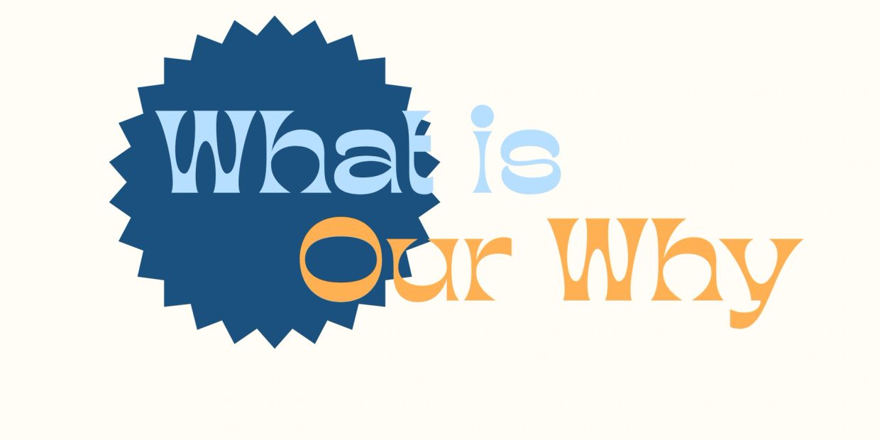 Text graphic asking 'What is Our Why'.