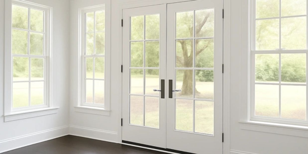 Window and door installation in Milford MA done by New England Exteriors