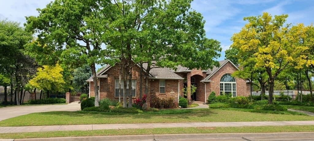 Sam's Tree Service & Stump Grinding work site