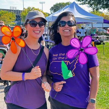 Two friends Walking to End Alzheimer's - the co-founders of CuroNow