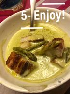 Velouté d’asperges
Asparagus soup