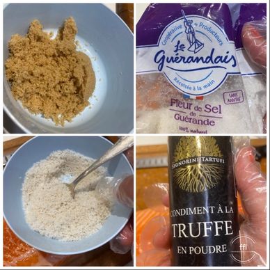 Smoked salmon saumon fumé 
Ingredients 