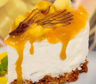 Mango Passionfruit Cheesecake