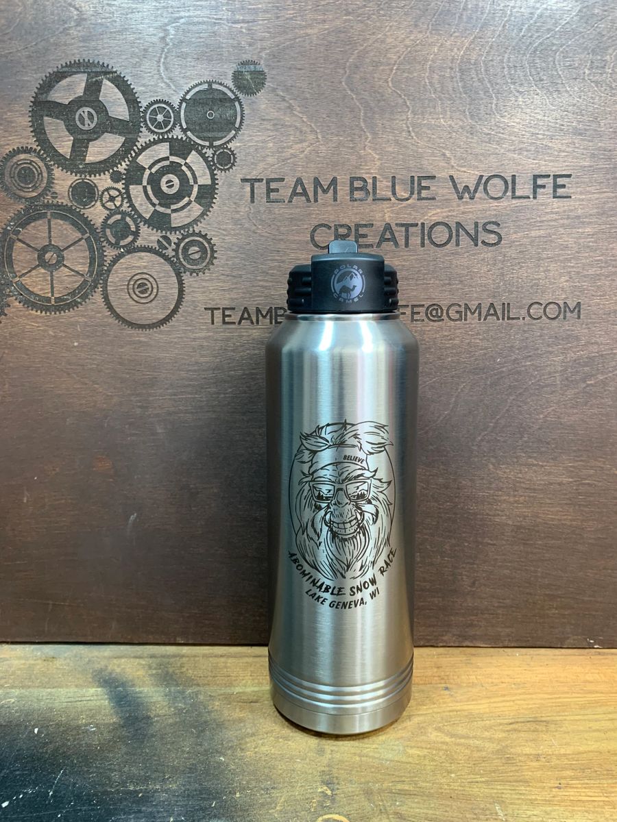 Stainless 40 oz Tumbler with Party Yeti Logo